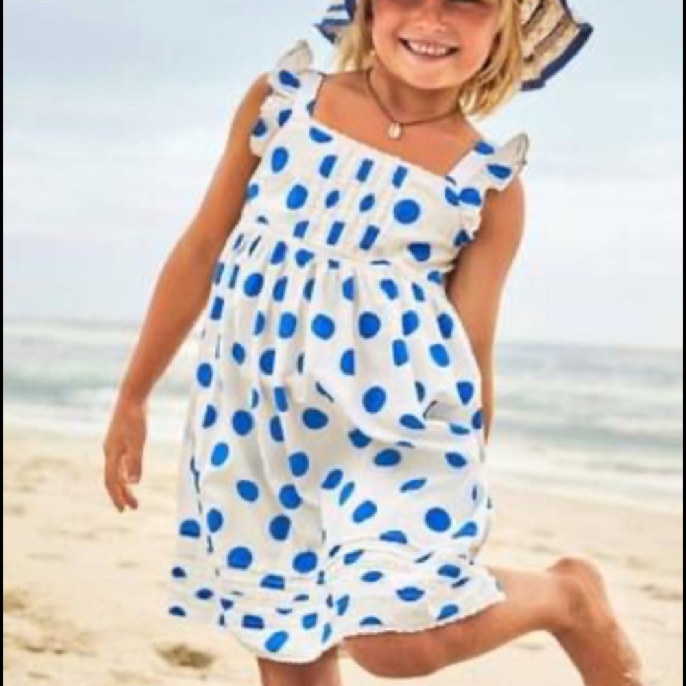 Mini Boden Lace Insert Dress 2-3Y